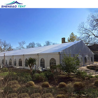 Tentes extérieures de mariage de partie d'événement pour des tentes d'entrepôt de stockage d'usine couverture de PVC claire pour l'événement extérieur de 100-500 personnes