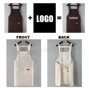 Delantales <span class=keywords><strong>de</strong></span> <span class=keywords><strong>cocina</strong></span> <span class=keywords><strong>de</strong></span> chef impermeables <span class=keywords><strong>de</strong></span> lona <span class=keywords><strong>de</strong></span> algodón con logotipo personalizado al por mayor para cafetería, restaurante, <span class=keywords><strong>delantal</strong></span> <span class=keywords><strong>de</strong></span> <span class=keywords><strong>cocina</strong></span> para barbacoa - Product Image 2