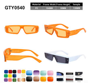 Gafas de Sol de Diseño Retro Personalizadas para Mujer, Estilo Clásico Vintage con Marco Blanco de PC y <span class=keywords><strong>Lentes</strong></span> Acrílicas - Product Image 1