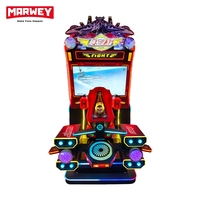 Simulateur de conduite et de tir commercial Marwey à pièces pour salles de jeux d'arcade – Machines de tir à prix réduit