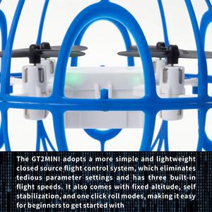 Dron de Fútbol Aéreo Interactivo Azul GT2 MINI para Principiantes en Educación Científica y Competiciones de Control Remoto - Product Image 3