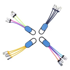 Custom Logo <b>Cables</b> 3 in 1 Mobile Usb <b>Charging</b> <b>Cable</b> Pocket - Product Image 5