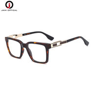 Montures de lunettes carrées classiques en acétate audacieuses pour hommes avec plaquettes de nez confortables – Vente en gros