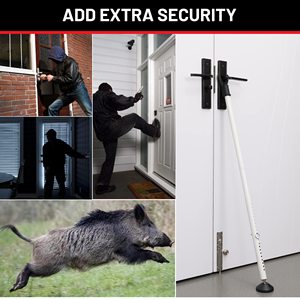 Barre <span class=keywords><strong>de</strong></span> sécurité compacte pour <span class=keywords><strong>porte</strong></span> <span class=keywords><strong>coulissante</strong></span>, robuste et réglable, idéale pour les voyages et la sécurité hôtelière - Product Image 2
