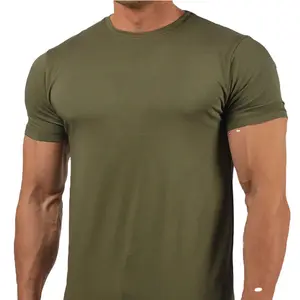 OEM/ODM Mens Workout Fitness Wear Active T-Shirts Sports Plain Tshirts For Printing Athletic T Shirt/