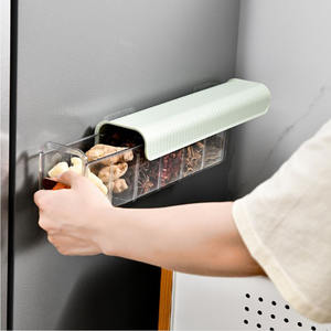 Organizador de especias para cocina, estante para especias debajo del gabinete, organizador de cajones colgante, organizador de especias ajustable debajo del estante - Product Image 2