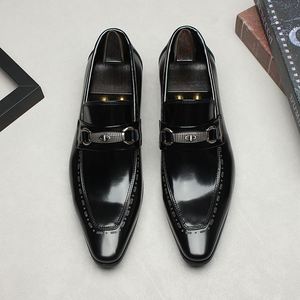 Nouvelles Chaussures Habillées en Cuir Véritable pour Hommes Style Anglais, Imperméables, Légères, Confortables, Respirantes et Tendance - Product Image 3