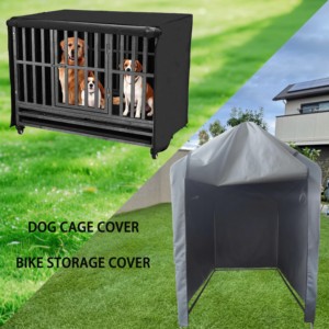 Venta al por mayor de fábrica, cubiertas de <span class=keywords><strong>exterior</strong></span> personalizadas, tienda de cobertizo de almacenamiento, revestimiento de PVC, tela impermeable, tienda de campaña al aire libre, cubierta Oxford - Product Image 1