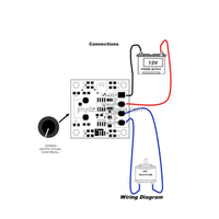 2A Mini PWM DC régulateur de vitesse du moteur régulateur 1.8-15V3V5V12V Micro régulateur de vitesse non polarisé commutateur