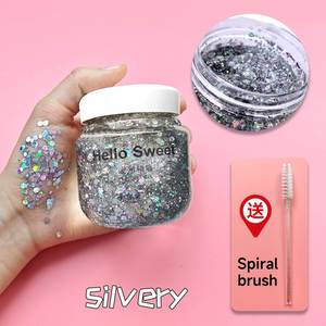 Brillo Holográfico Grueso para Rostro, Cuerpo, Cabello y Uñas, Polvo de Mica de Larga Duración para Iluminar - Product Image 4