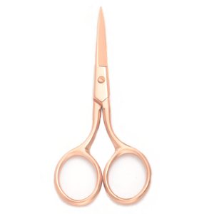Petits ciseaux de beauté en acier inoxydable pour la coupe et l'entretien des sourcils des femmes, non pliables, multi-usages, pour la coupe DIY - Product Image 4