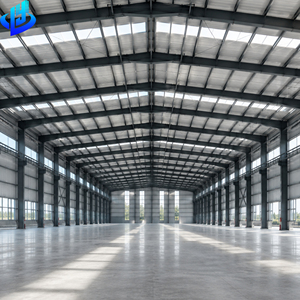 Edificio Moderno de Estructura de Acero Prefabricado de Techo Transparente, Estructura de Acero para Almacenes Industriales y Talleres - Product Image 2