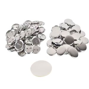 100 Sets de Botones Metálicos en Forma de Corazón para Máquina de Hacer Botones, Partes Metálicas Lisas para Hacer Botones Redondos DIY - Product Image 2