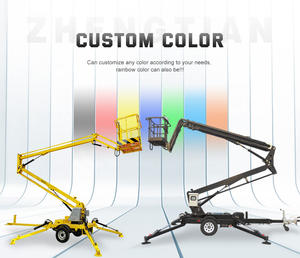 10 מ '12 מ' 16m 18m קרוון הידראולי טלסקופי מרים בום הרמת מנוף המפרק עם סל סיבוב סל - Product Image 3