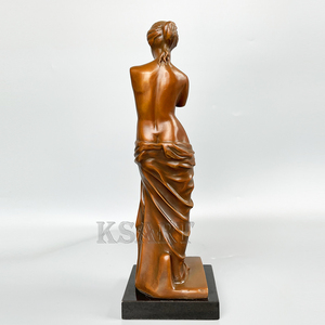 Estatua de <span class=keywords><strong>Venus</strong></span> con brazo roto, decoración de oficina de bronce grande personalizada, diosa del amor y la belleza, artesanía de Metal personalizada - Product Image 3