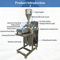 Machine de recouvrement de crème et de miettes pour gâteaux ZD200-001 entièrement automatique de haute précision ±1g, machine de remplissage automatique pour pâte à gâteau et confiture