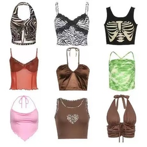 Liquidación <span class=keywords><strong>de</strong></span> DJ: Lote <span class=keywords><strong>de</strong></span> <span class=keywords><strong>Ropa</strong></span> Casual <span class=keywords><strong>de</strong></span> Segunda Mano para Mujer, Paca Mixta <span class=keywords><strong>de</strong></span> <span class=keywords><strong>Ropa</strong></span> <span class=keywords><strong>Barata</strong></span> al por Mayor, Tops Cortos Sexys para Dama - Product Image 2