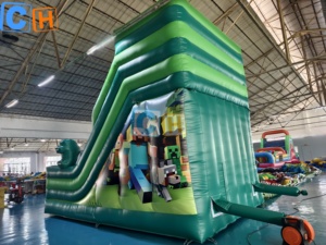 Tobogán Inflable Seco para Niños Más Popular, Castillo Inflable con Doble Tobogán y Soplador, Tobogán Inflable Seco para Niños - Product Image 6