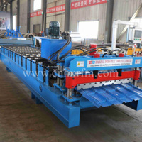 Machine de formage de rouleaux de toiture à simple couche pour tôles métalliques, machine de fabrication de tuiles de toiture pour la production de tôles d'acier PPGI GI