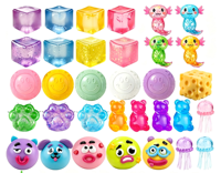 Promotion Jouets Squishy en Gros : Jouet Carré Glacé Doux, Jouet à Presser Glaçon, Petits Jouets Sensoriels