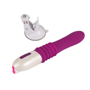 Venta al por mayor <span class=keywords><strong>G</strong></span> estimulador punto telescópica vibrante manos libres consolador vibrador del sexo juguetes de la máquina - Product Image 3