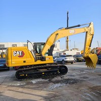 Excavatrice sur chenilles Caterpillar 320GC d'occasion du Japon, 20 tonnes, pour l'exploitation minière et la construction, avec composants de moteur, pompe, engrenages et roulements