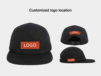Gorro de Correr Moderno de 7 Paneles con Visera Suave, Gorra de Campo en Blanco, Fabricante de Gorras con Logotipo Personalizado, Multicolor, Secado Rápido, Visera Plana