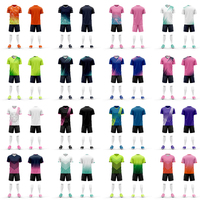 Maillot de football respirant personnalisé par sublimation pour usage en club, 100% polyester, impression de logo et de nom