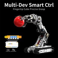 Kit de Construcción de Brazo Robótico Técnico, Bloques de Construcción STEM, Juguete Educativo, Versión Mejorada, Modelo Controlado por Aplicación Remota