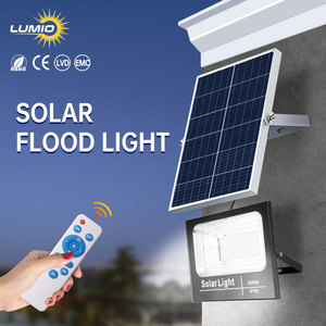 Đèn pha năng lượng mặt trời chống thấm nước OEM ODM 200W, đèn pha LED năng lượng mặt trời ngoài trời cho sân vận động - Product Image 2