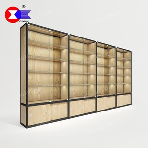 Logotipo personalizado Armario comercial Estantes de exhibición de libros Gabinete de vidrio con puertas Estante de oficina Muebles - Product Image 5