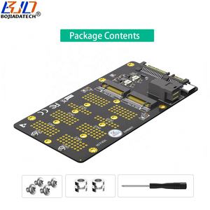 بطاقة محول SAS Mini + SATA بقدرة 15 دبوس إلى <span class=keywords><strong>M</strong></span>.2 NGFF-<span class=keywords><strong>M</strong></span> NVMe & Key-B SATA - Product Image 6