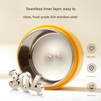 Lonchera Aislada de Acero Inoxidable 304, Lonchera Bento Portátil de Doble Nivel a Prueba de Fugas, para Regalos Corporativos y Productos Promocionales