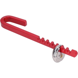 YH2981 Bloqueo de cuña de rueda, Bloqueo de rueda de remolque tipo J Bloqueo de abrazadera de rueda, Bloqueo de seguridad antirrobo para neumáticos - Product Image 1