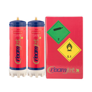 Creamjet Custom 4pack/box Carbon Steel Whipped Cream Bonbonne Gaz N2/CO2 Dessert Tools Gas Cylinder - Product Image 1