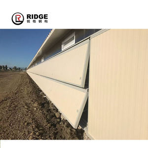 Estructura de acero prefabricada Diseño de granja avícola de almacén agrícola con contenedores de almacenamiento y cobertizo de control - Product Image 6