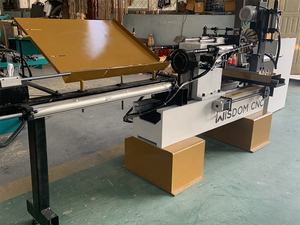 위즈덤 CNC 자동 미니 목공 선반 기계 자동 공급 4kw 파워 볼 스크류 전송 고성능 핵심 부품 포함 - Product Image 6