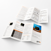 Impression de brochures personnalisées en couleur, guides d'utilisation pliés en accordéon et impression de dépliants d'instructions de produits pour les entreprises