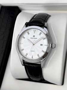 Fashionable and individualistic men's simple <b>black</b> waterproof quartz <b>watch</b> - Product Image 2