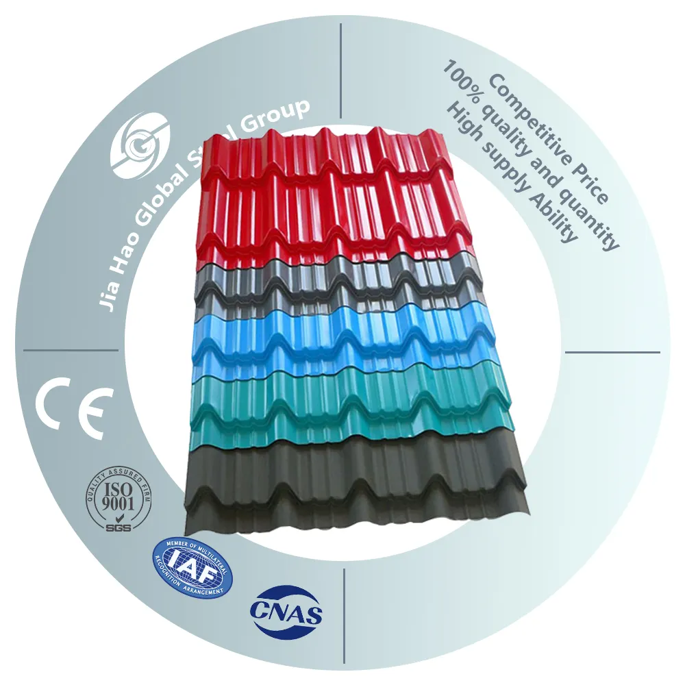 중국 제조업체 공장 공급 업체 컬러 코팅 맞춤형 색상 PPGI PE 지붕 PVC 시트