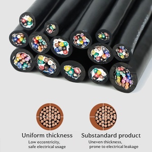 Đa lõi đồng PVC cách nhiệt linh hoạt dây điện RS485 che chắn Cáp rvvsp 2 4 6 8 10 lõi 2.5 mét lá chắn xoắn đôi Cáp - Product Image 3