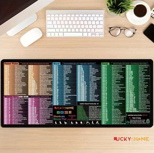 Tapis de souris extra-large pour bureau avec raccourcis <span class=keywords><strong>Excel</strong></span>/Word/<span class=keywords><strong>PowerPoint</strong></span>/Windows, tapis de jeu antidérapant - Product Image 2
