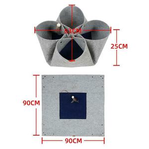 Çok fonksiyonlu RPET keçe kedi oyun matı pet köpek yatak kedi mağara yatağı - Product Image 6