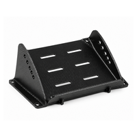 Support de pédalier universel en fibre de carbone sèche 3K personnalisé pour simulateur de course, pont de montage universel en sergé 3K pour cockpit