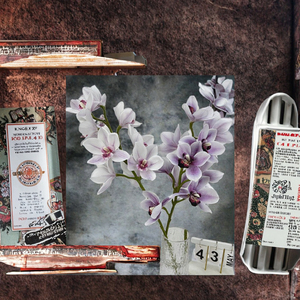 Orchidées artificielles en soie <span class=keywords><strong>Cymbidium</strong></span>, faites à la main, classiques, réalistes, décorations de mariage pour la Saint-Valentin, vente en gros à <span class=keywords><strong>prix</strong></span> réduit - Product Image 2
