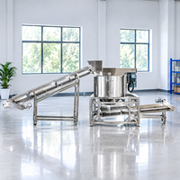 Machine à broyer les morceaux de pain, convoyeur d'alimentation, équipement de broyage haute capacité pour ligne de production de pain de mie
