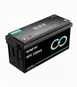 KUNETIC 60.8V 200Ah LiFePO4 배터리 60V 100Ah 300Ah 12kWh 딥 사이클 리튬 이온 지게차 AGV 골프 카트 태양 에너지 저장 - Product Image 3
