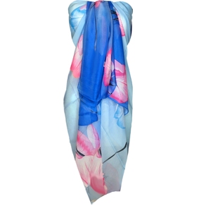 Werbe Chiffon Strand Sarong benutzer definierte Druck Bikini Wraps Pareo - Product Image 4