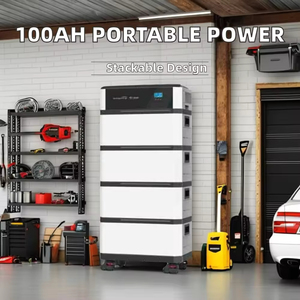 Paquete de Baterías de Almacenamiento de Energía Solar para el Hogar, Apilables, 5.12KWH 100Ah 51.2V, Respaldo de Energía, ZLWM-S-AZ-007, Estación de Energía Doméstica, Protección P65 - Product Image 4