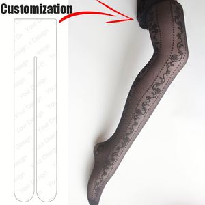 Nouveau design Jacquard <span class=keywords><strong>super</strong></span> élastique, collants <span class=keywords><strong>sexy</strong></span> pour femmes en soie, petites fleurs, collants noirs pour la vie quotidienne - Product Image 1